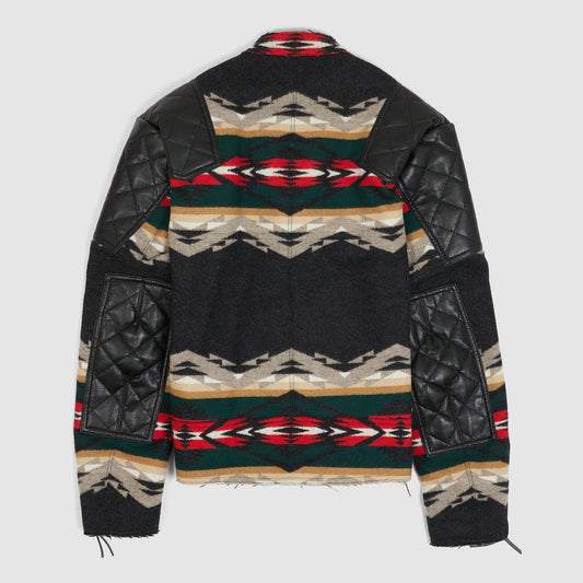 Junya Watanabe Man x Pendleton Blanket Quilted Perfecto Jacket