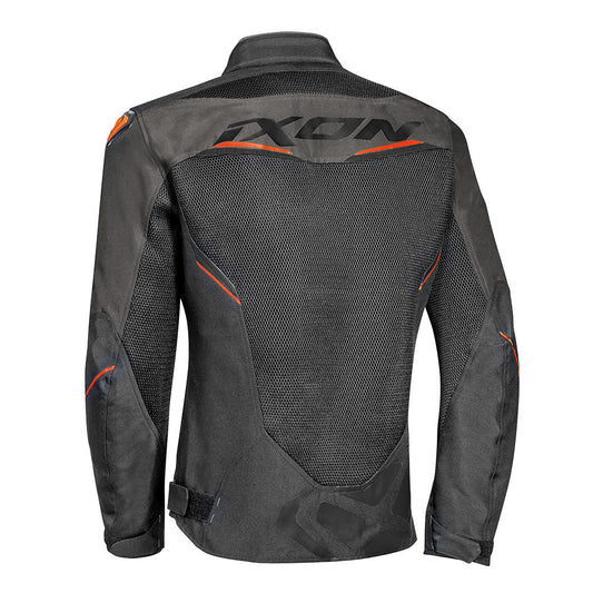Draco - 3D Mesh Sport Touring Jacket (Black/Anthracite/Orange)