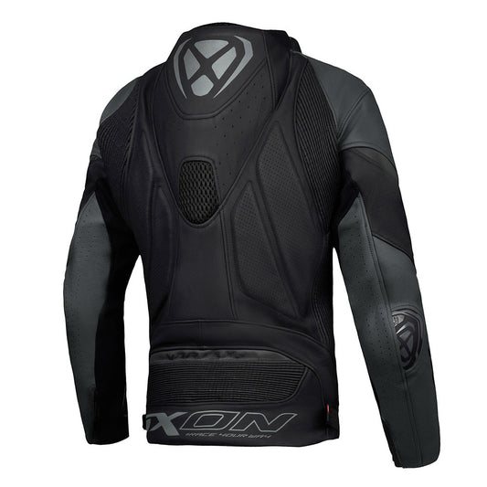 Vortex 3 - Leather Racing Jacket (Black)
