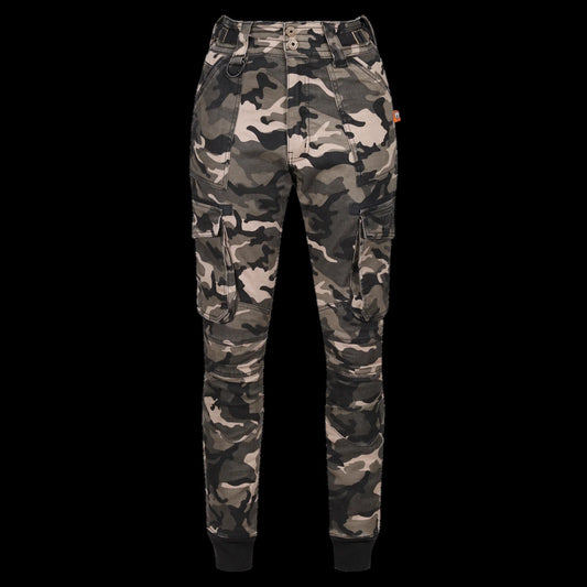 MotoGirl Lara Cargo Trousers | Camo