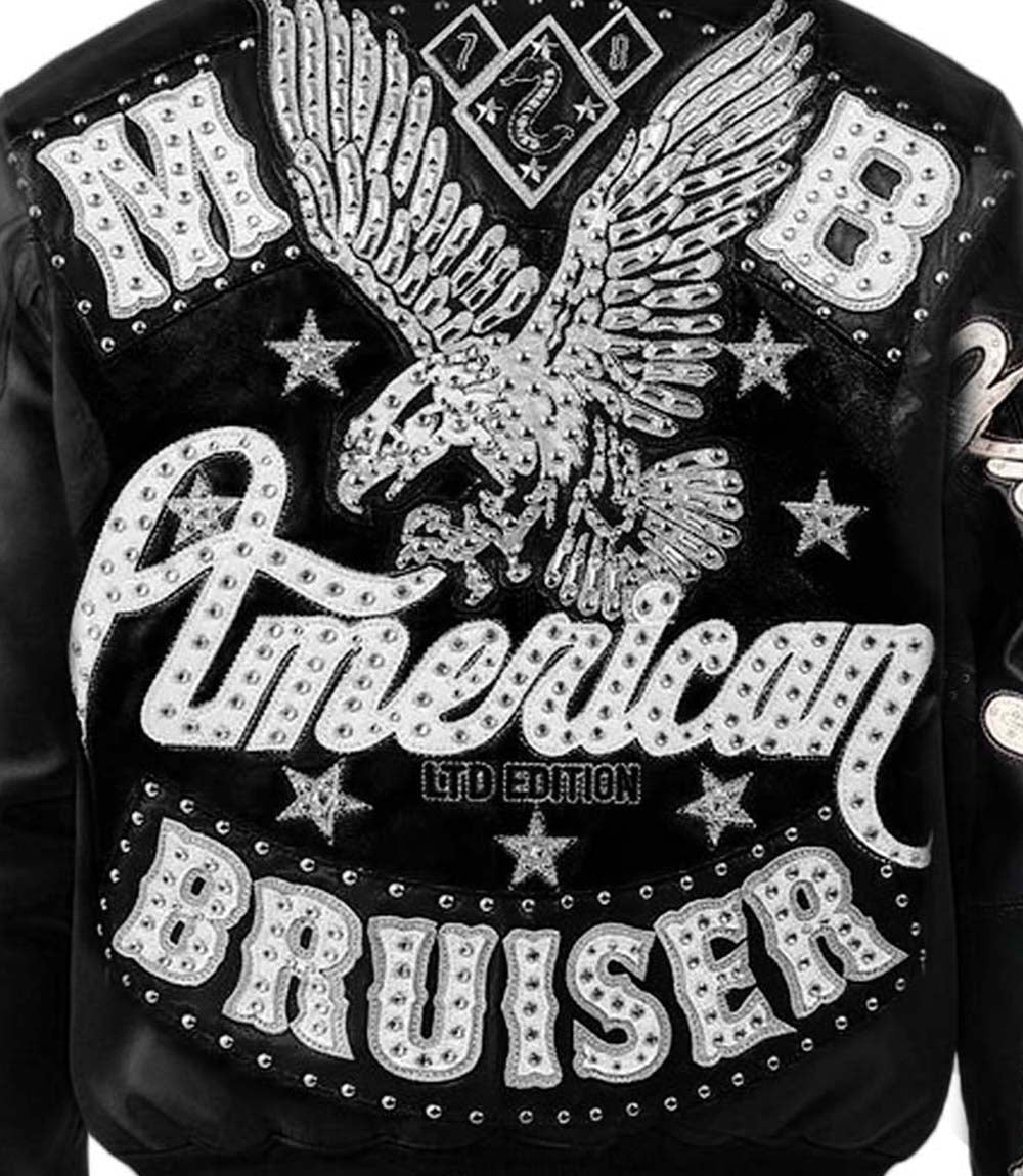 American Bruiser Black Leather Jacket - Vox Leather