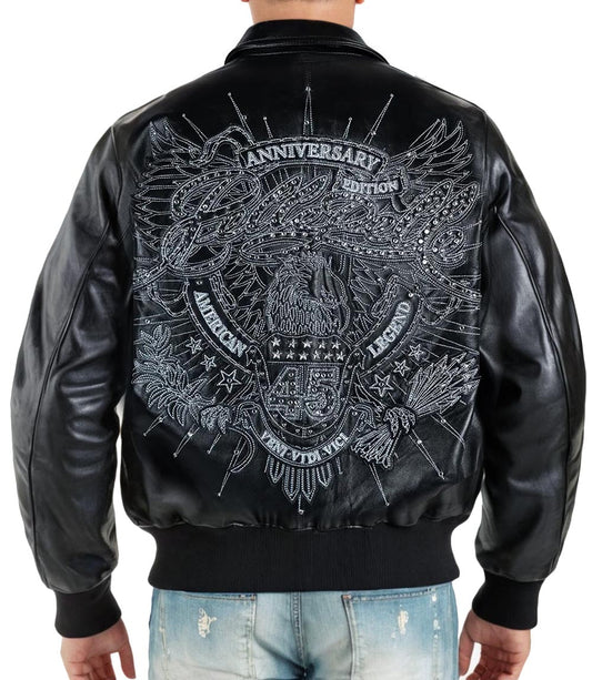 American Legend Black Leather Jacket - Vox Leather