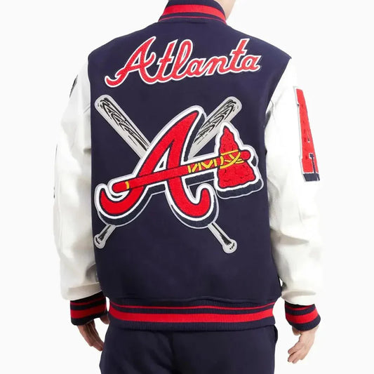 Atlanta Braves 2021 World Series MLB Wool Varsity Jacket - Rare Leather