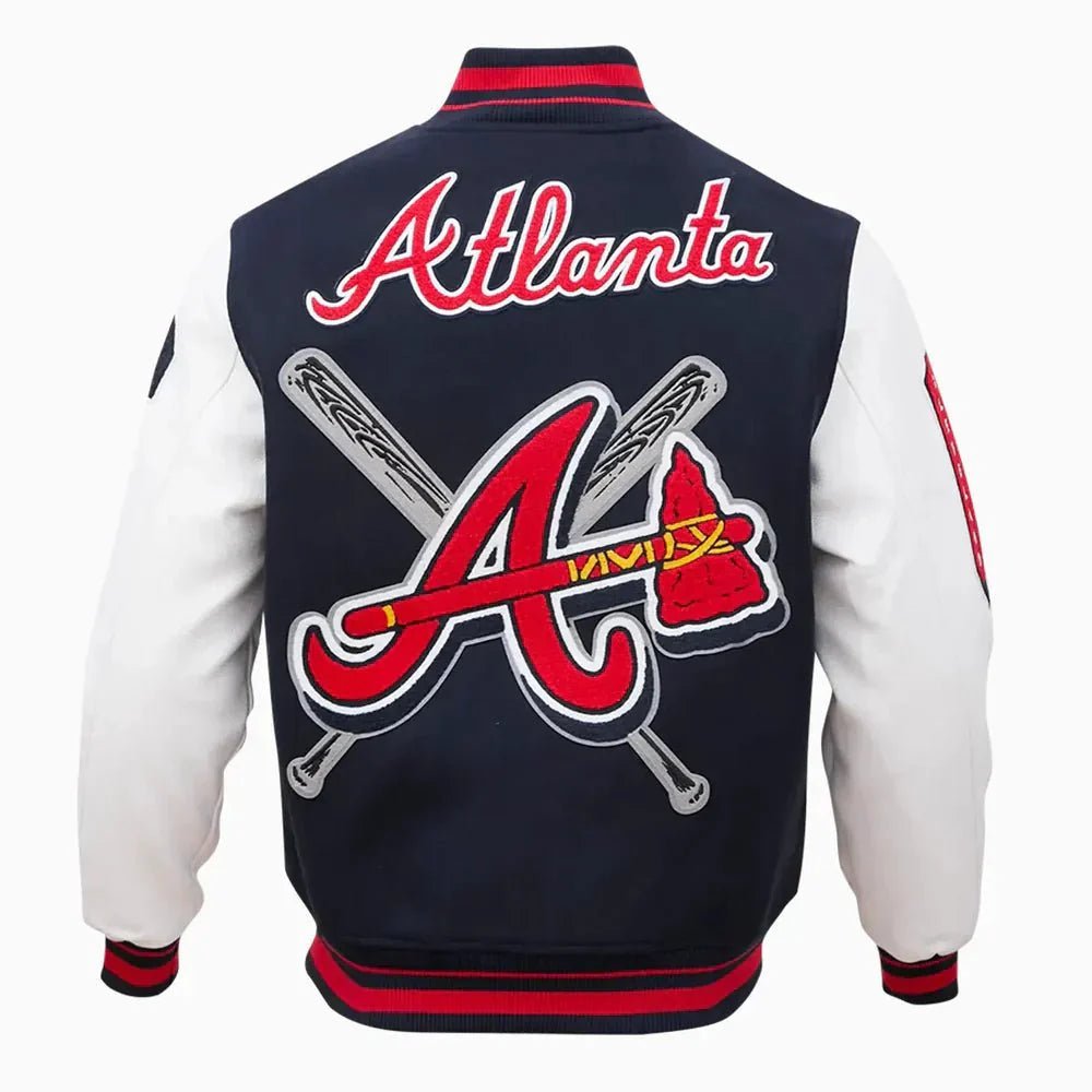 Atlanta Braves 2021 World Series MLB Wool Varsity Jacket - Vox Leather