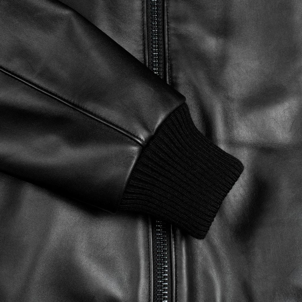 Bomber Jacket | Black - Rare Leather