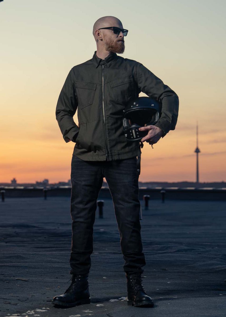 CAPO COR 02 – Motorcycle Shirt for Men Slim-Fit Cordura® - Vox Leather