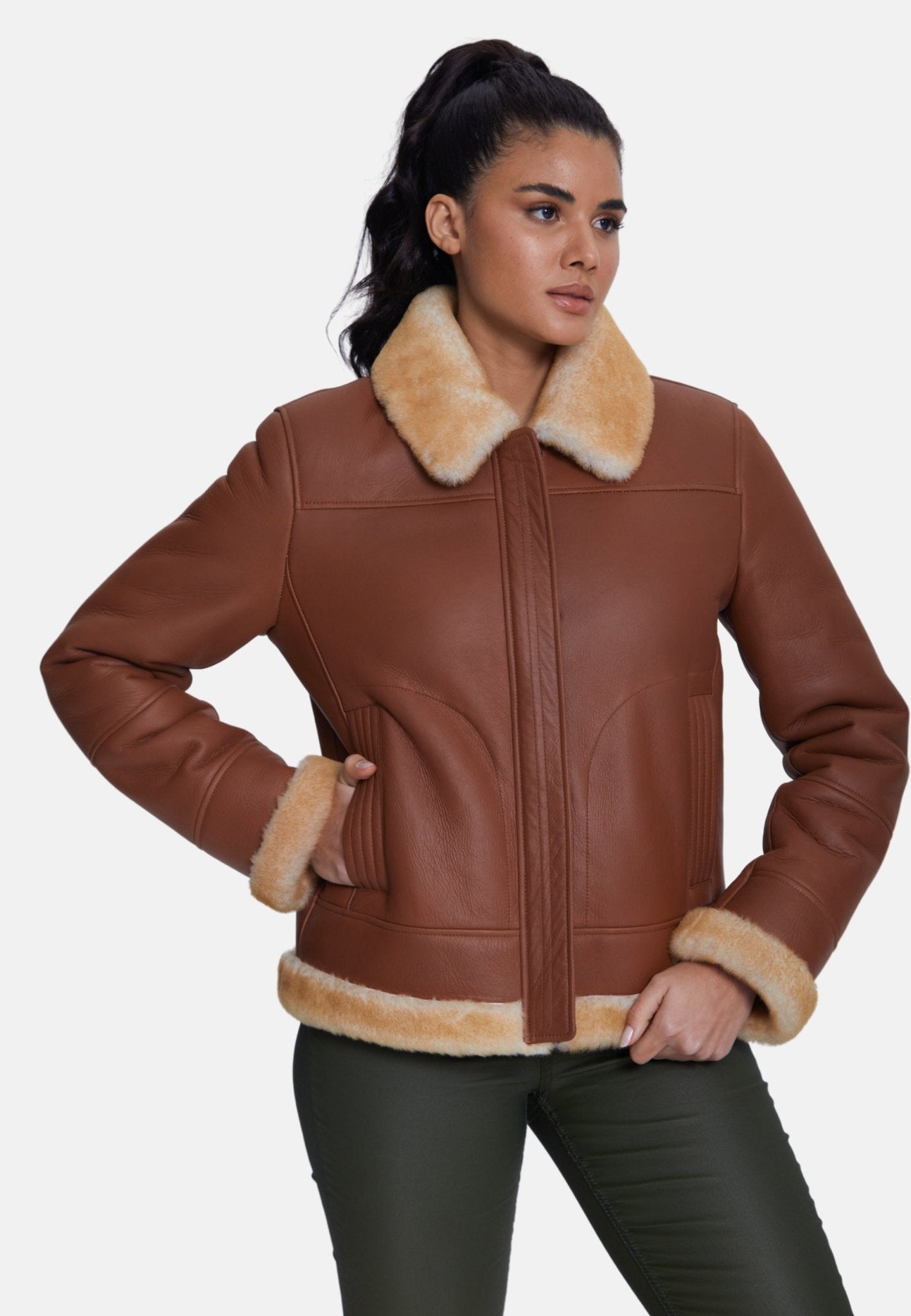 Clementine Sheepskin Jacket - Rare Leather