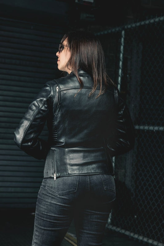 Cyclone - Women's Motorcycle Leather Jacket - Vox Leather