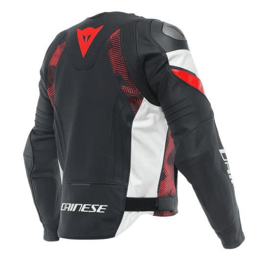 DAINESE AVRO 5 LEATHER JACKET RED LAVA - Vox Leather