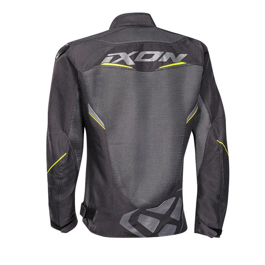 Draco - 3D Mesh Sport Touring Jacket (Anth/Grey/Bright/Yellow) - Vox Leather