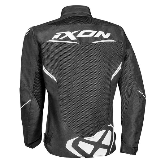 Draco - 3D Mesh Sport Touring Jacket (Black/White) - Vox Leather