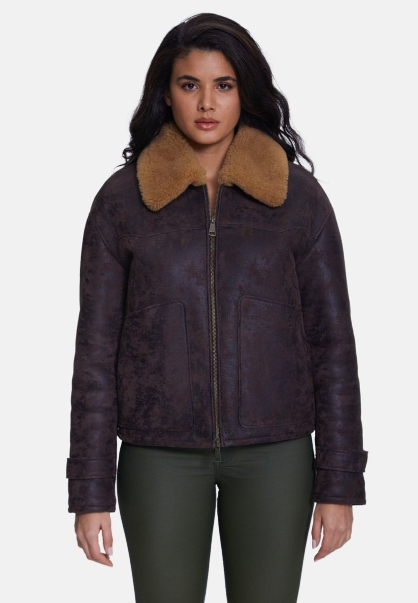 Eleanor Sheepskin Jacket - Vox Leather