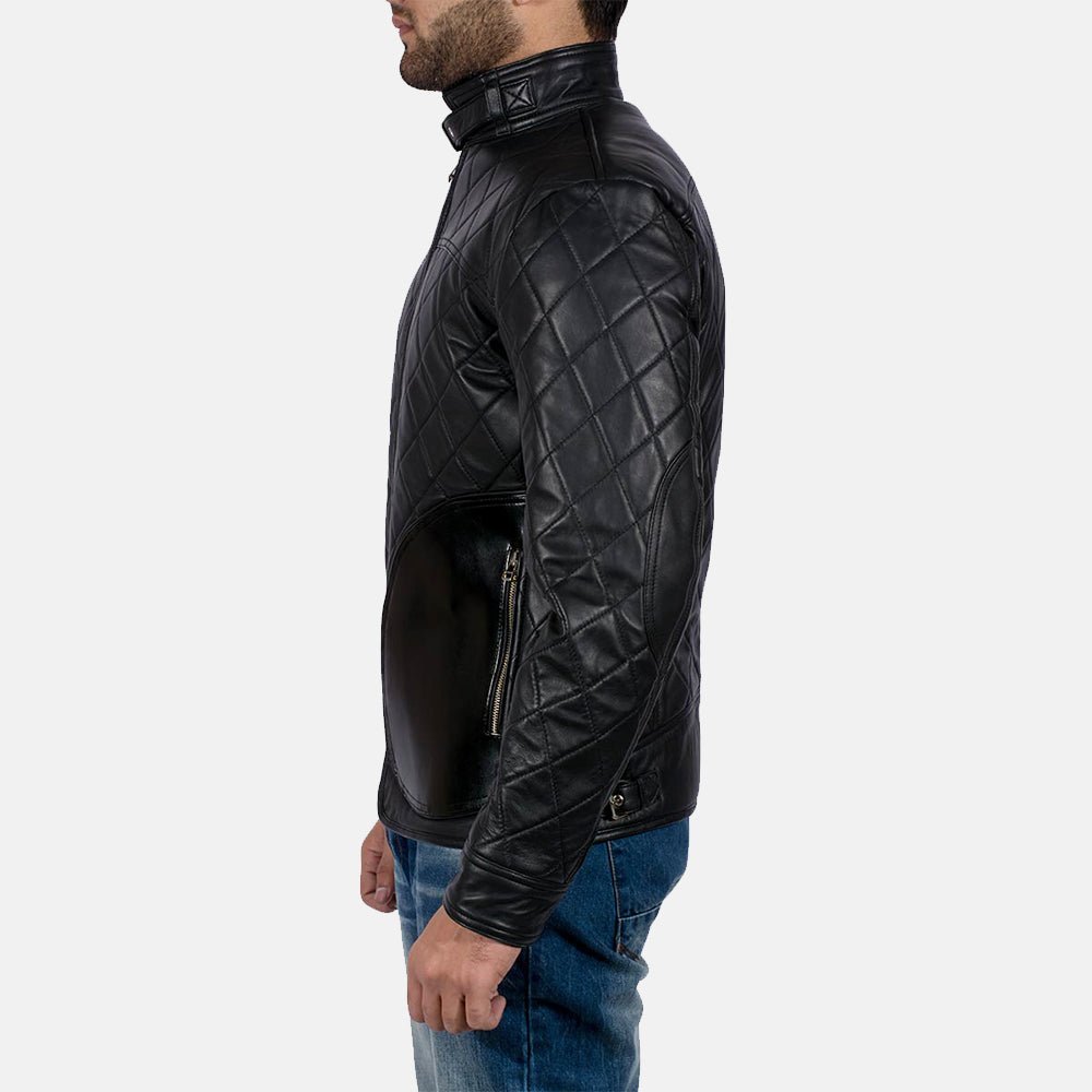Equilibrium Black Leather Jacket - Vox Leather