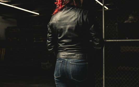 Flashback - Women's Motorcycle Leather Jacket - Rare Leather