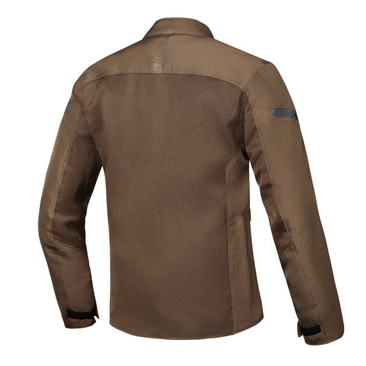 Fresh Slim - Ultra-Ventilated Summer Riding Jacket (Brown) - Vox Leather