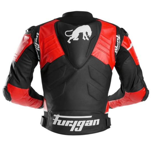 Furygan Sirius Leather Jacket (Black Red White) - Vox Leather