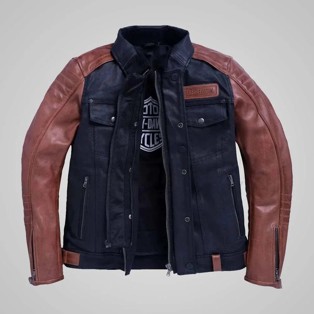 Harley Davidson Jester Armalith Denim Jacket - Vox Leather