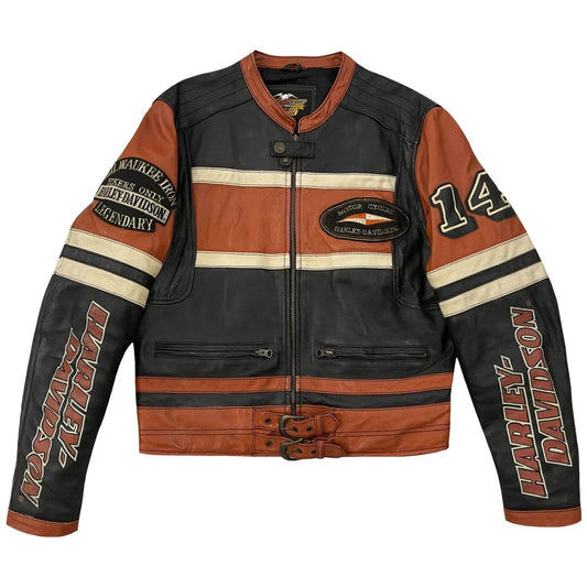 Harley Davidson Leather Racing Jacket - Vox Leather