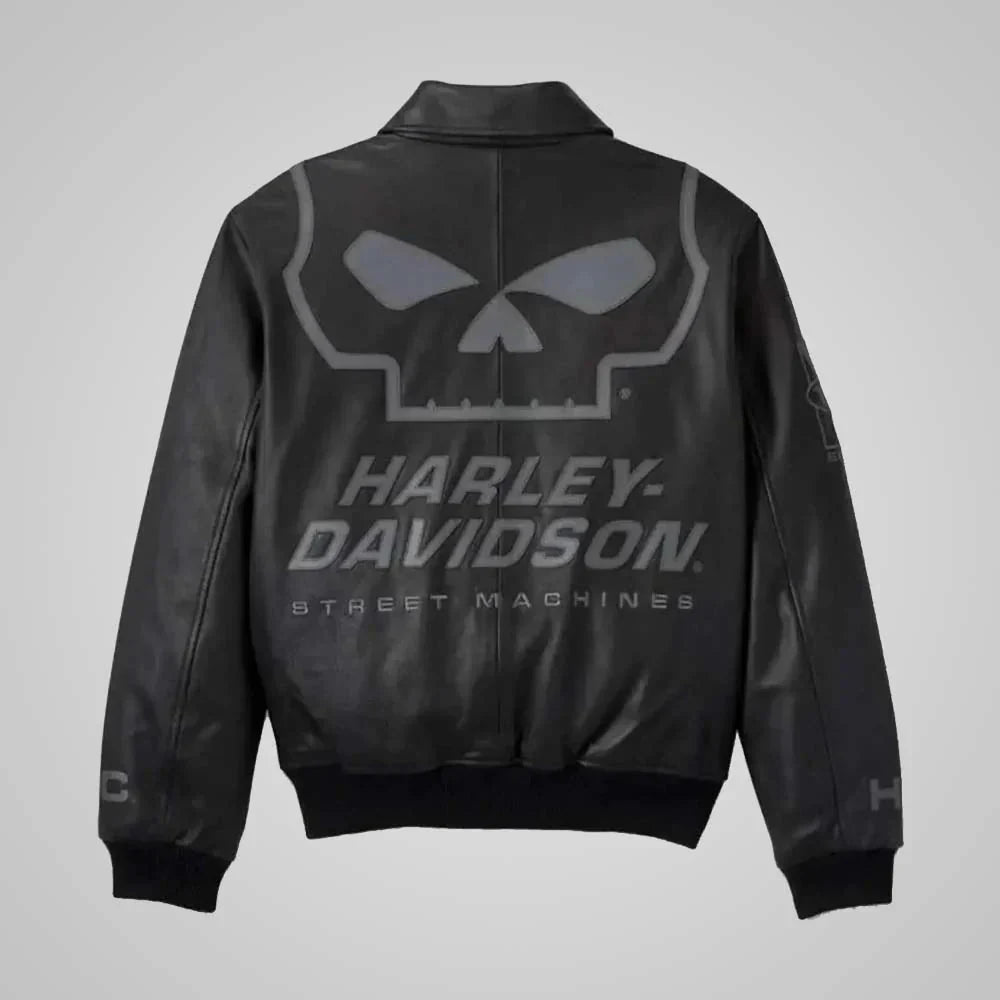 Harley Davidson New Willie G Skull Leather Master Jacket - Vox Leather