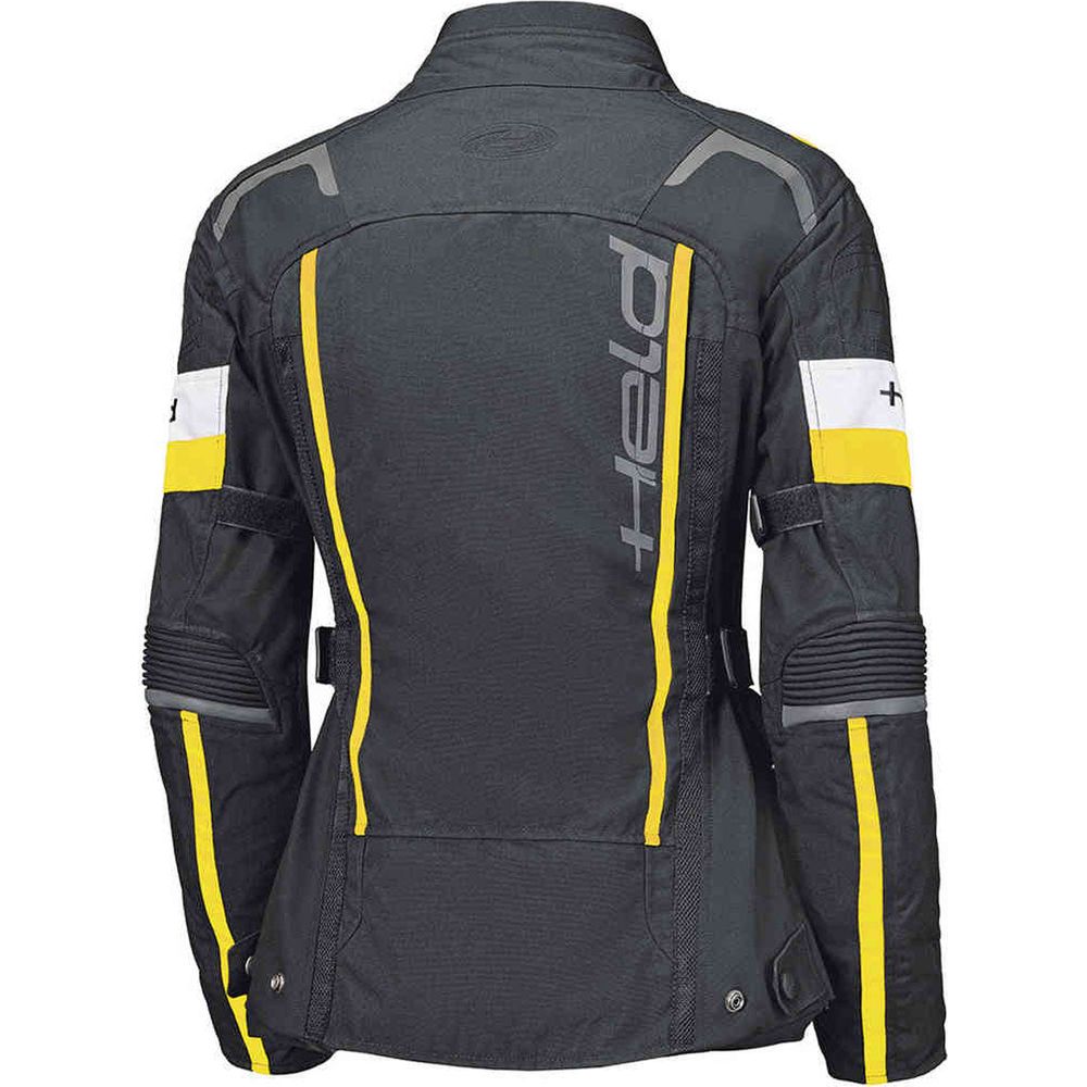 Held 4-Touring 2 Ladies Textile Jacket Black / Fluo Yellow - Vox Leather