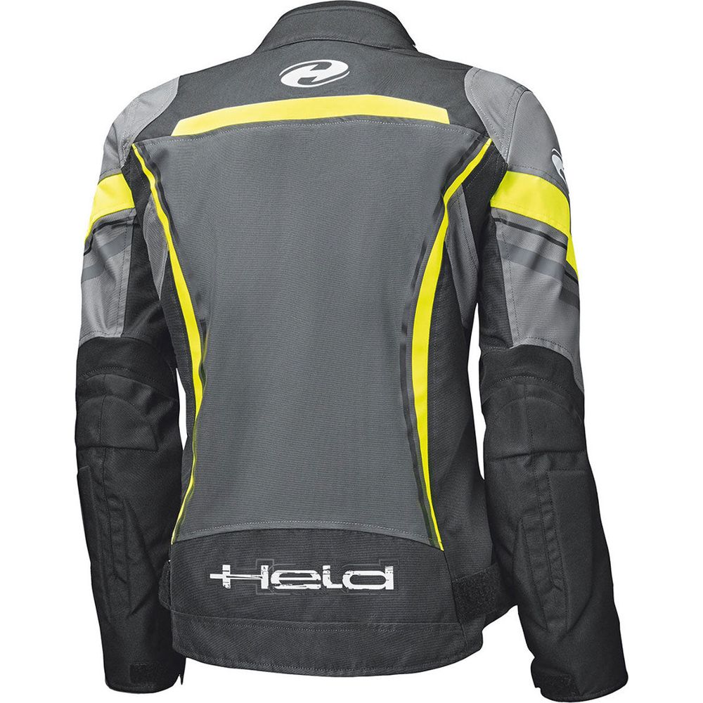 Held Baxley Top Ladies Textile Jacket Black / Fluo Yellow - Vox Leather
