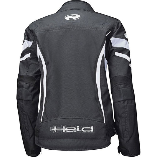 Held Baxley Top Ladies Textile Jacket Black / White - Vox Leather