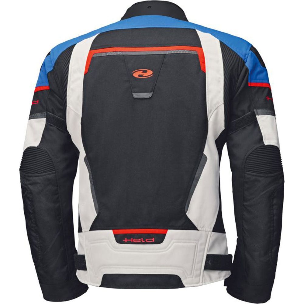 Held Manzano Top Textile Jacket Grey / Blue - Vox Leather