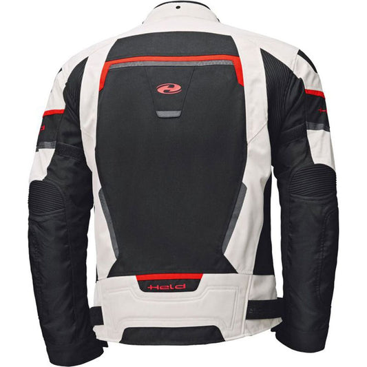 Held Manzano Top Textile Jacket Grey / Red - Vox Leather