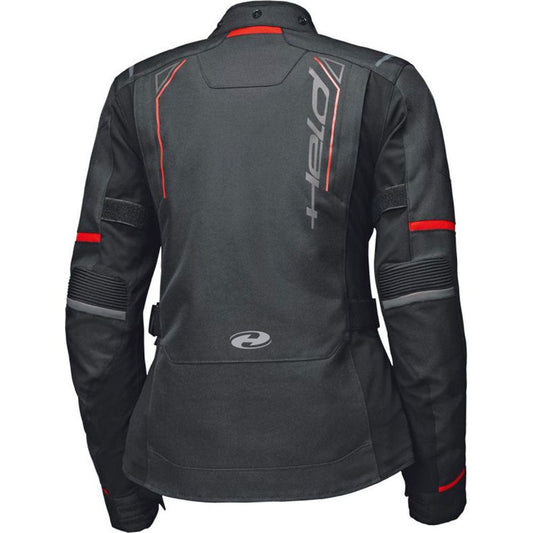 Held Savona ST Ladies Textile Jacket Black / Red - Vox Leather