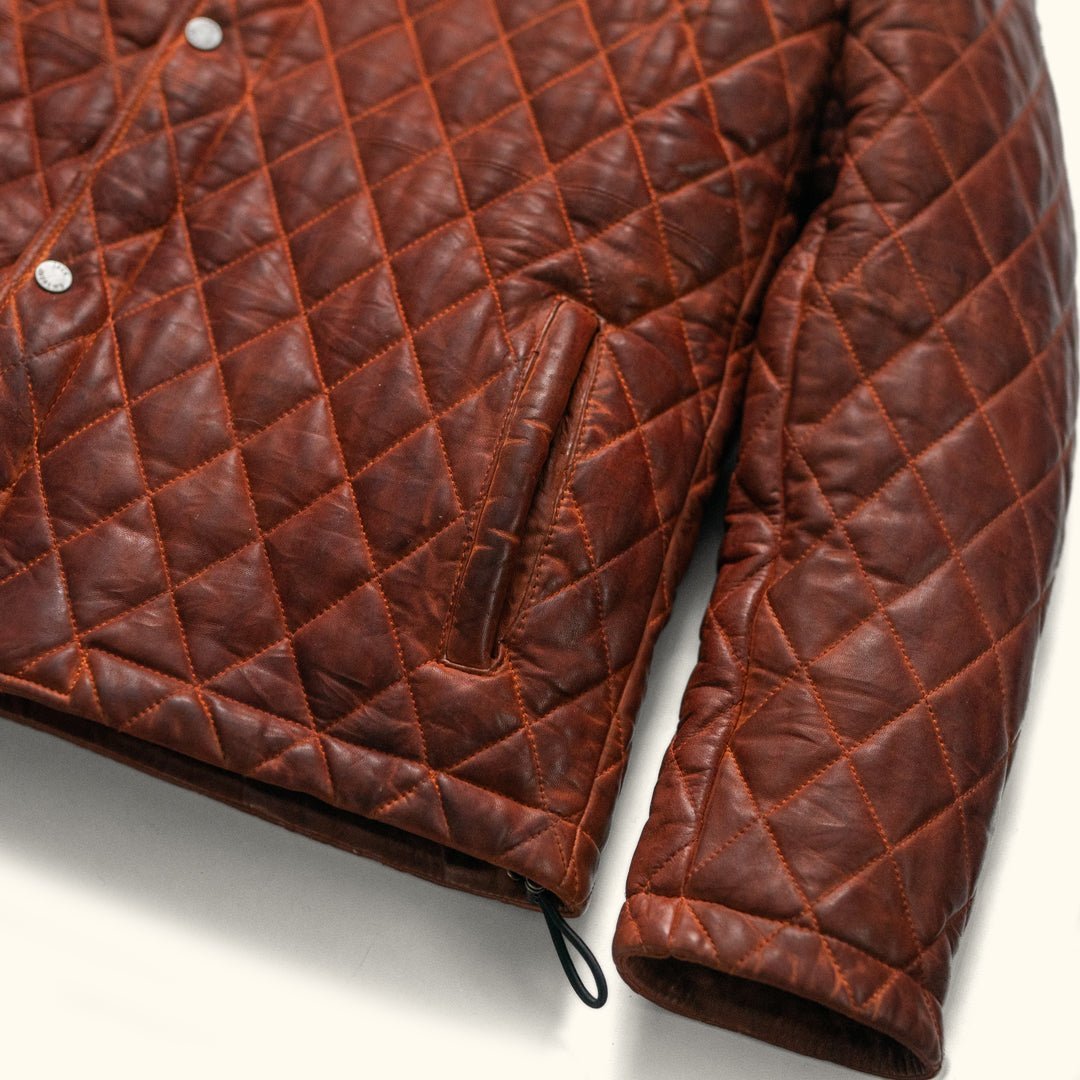 Highlands Quilted Leather Jacket - Vox Leather