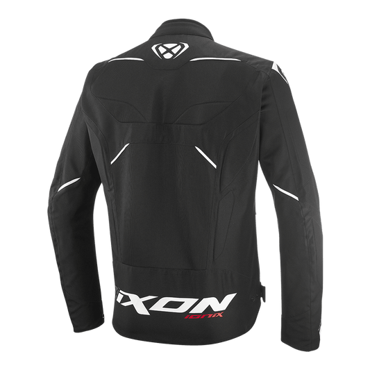 Ionix - Hard Mesh Summer Riding Jacket (Black/White) - Vox Leather
