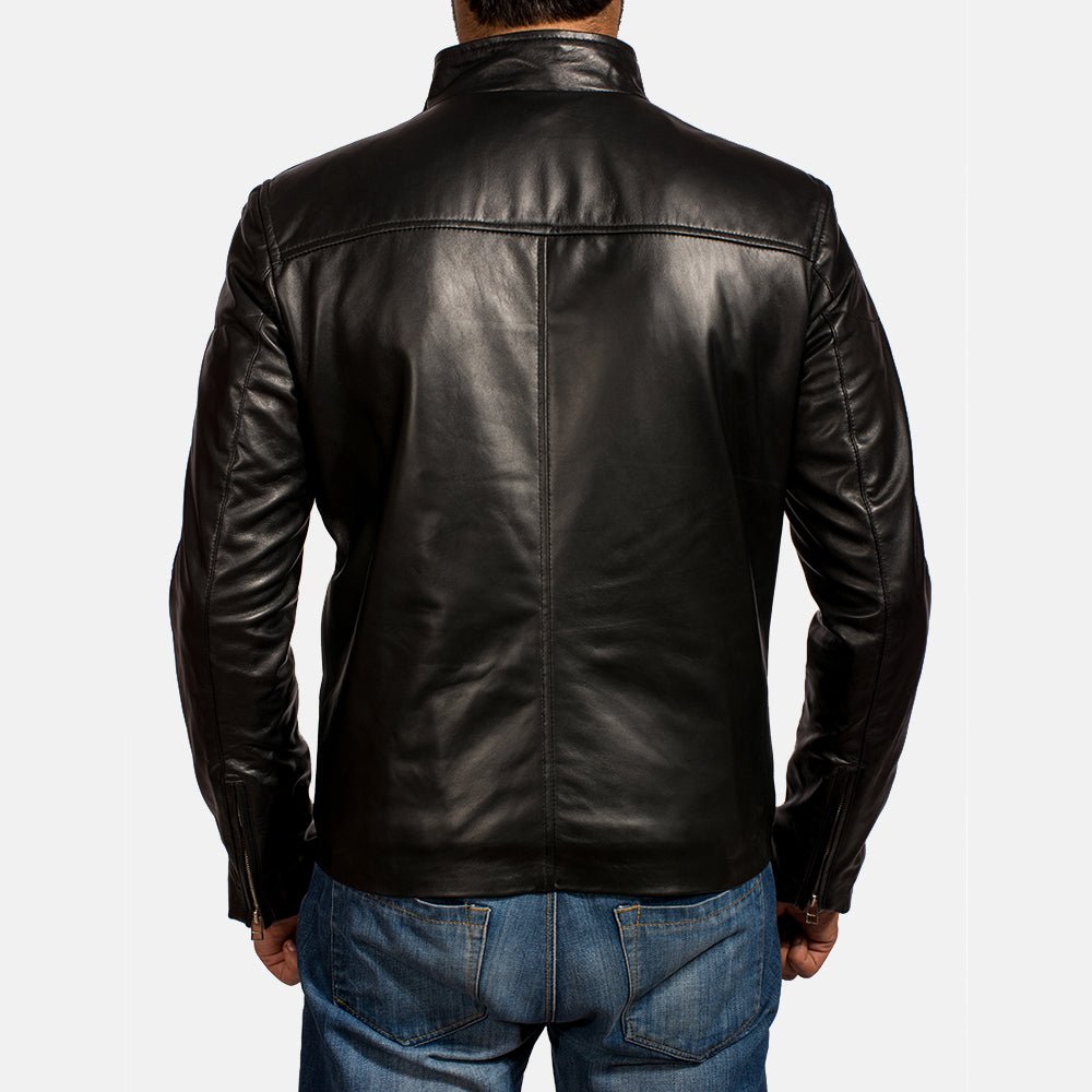 Jack Black Leather Biker Jacket - Rare Leather