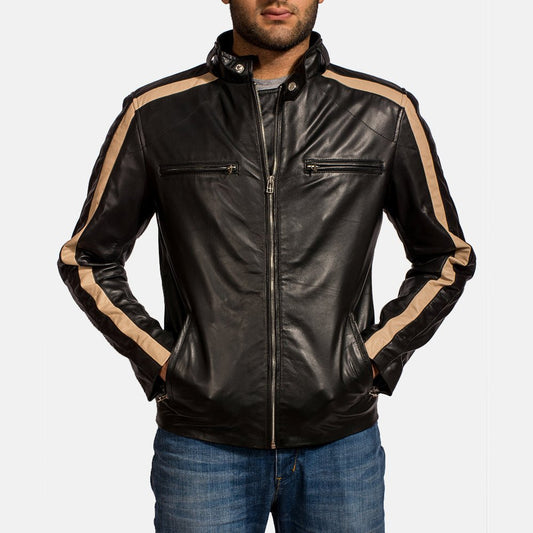 Jack Black Leather Biker Jacket - Rare Leather