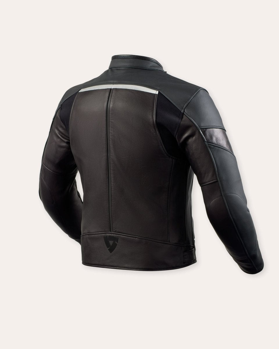 Jacket Mile | Black-Red - Vox Leather