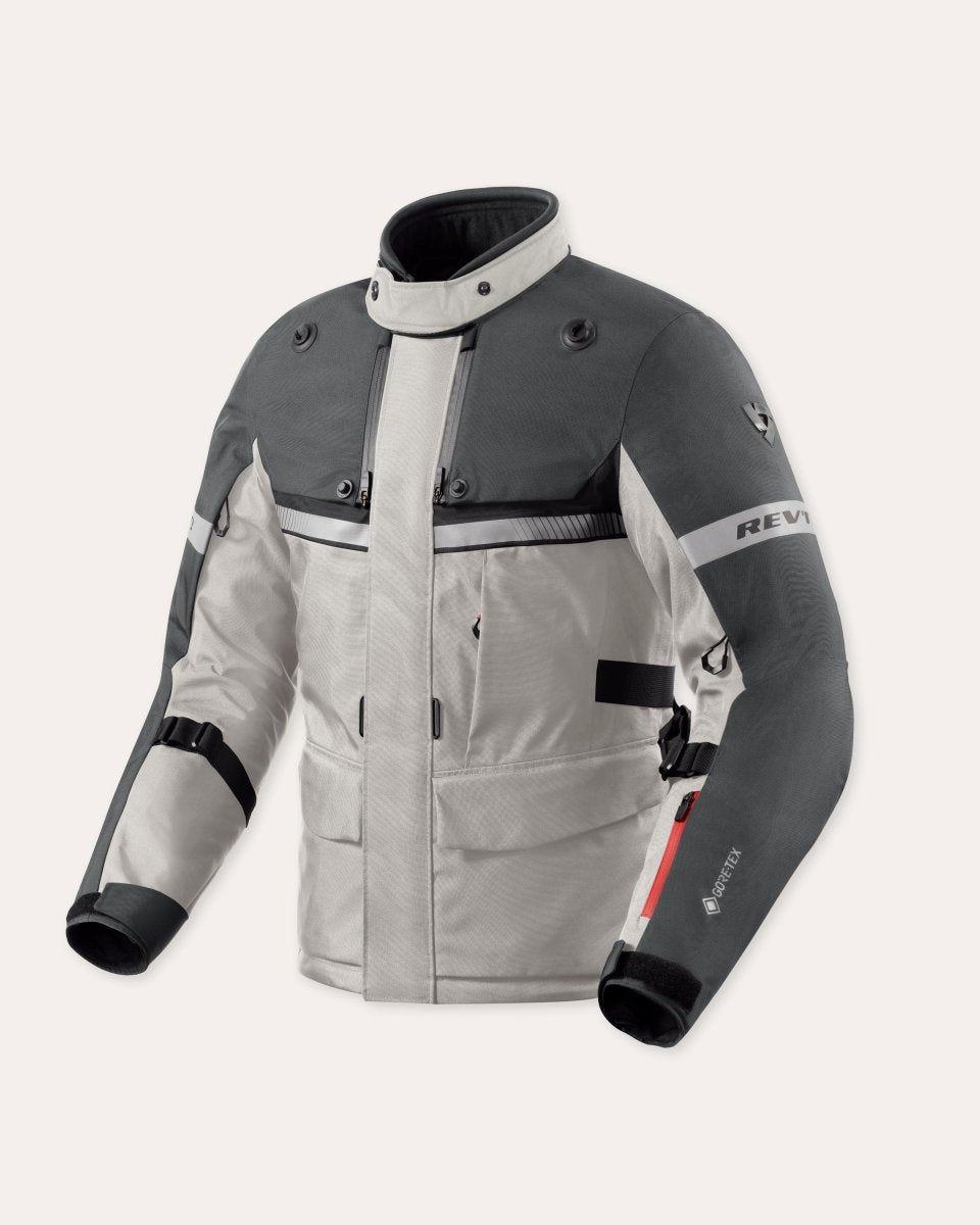 Jacket Poseidon 3 GTX | Silver-Anthracite - Vox Leather