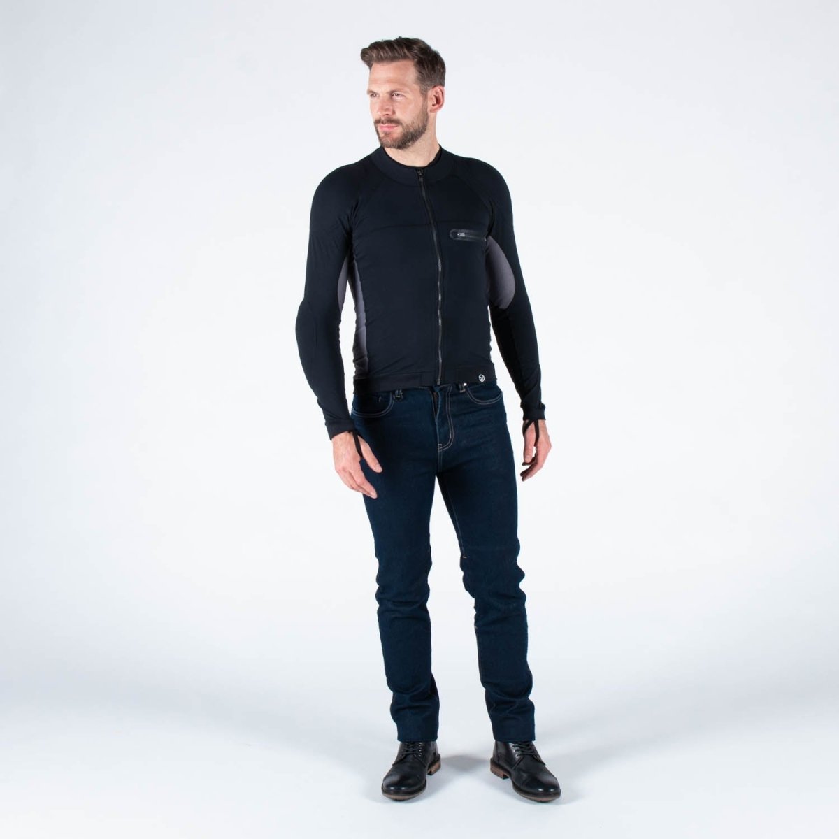 Knox Mens Armoured Motorcycle Action Shirt - Vox Leather