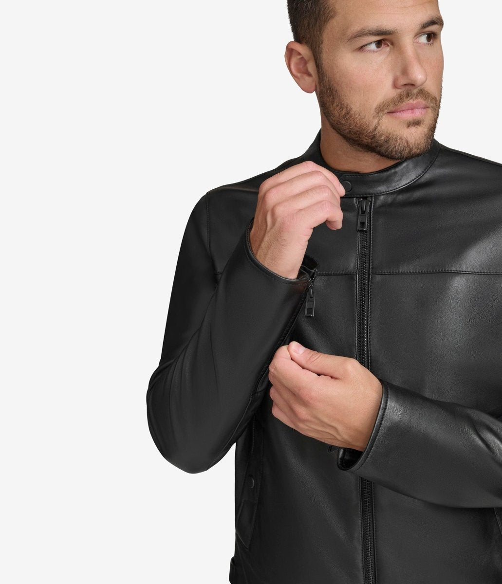 Maclister Men Leather Jacket - Vox Leather