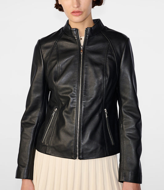 Meg Leather Scuba Jacket - Rare Leather