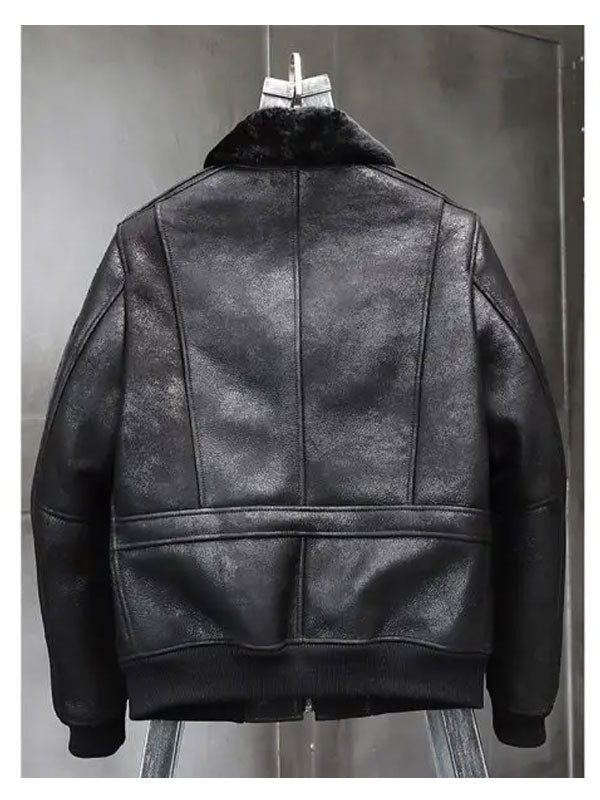 Mens Airforce Flight Coat Embroidered Jacket - Vox Leather