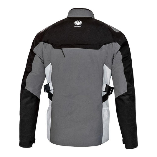 Merlin - Navar Laminated D3O Black/Grey Jacket - Vox Leather