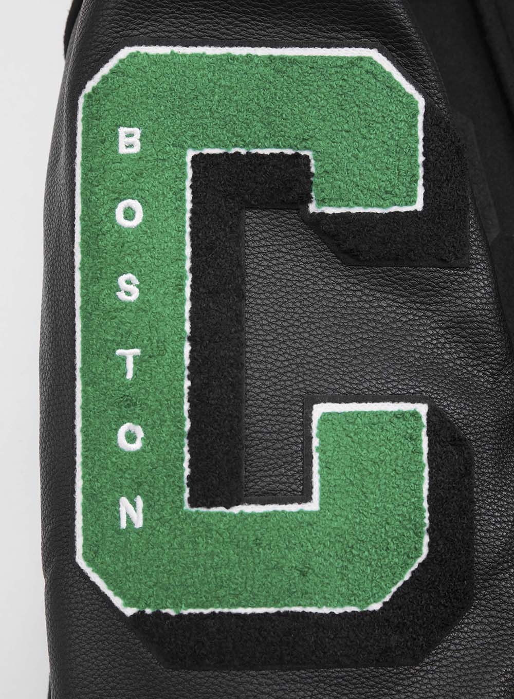 NBA BOSTON CELTICS MASHUP RIB WOOL VARSITY JACKET - Rare Leather