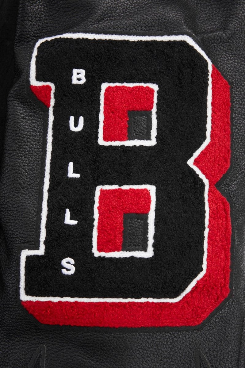 NBA CHICAGO BULLS MASHUP RIB WOOL VARSITY JACKET - Vox Leather
