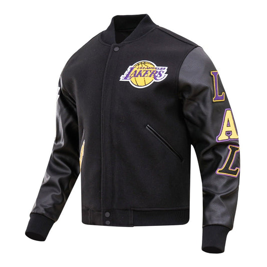 NBA LOS ANGELES LAKERS CLASSIC WOOL VARSITY JACKET - Rare Leather