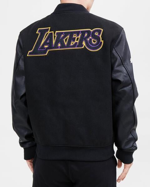 NBA LOS ANGELES LAKERS CLASSIC WOOL VARSITY JACKET - Vox Leather