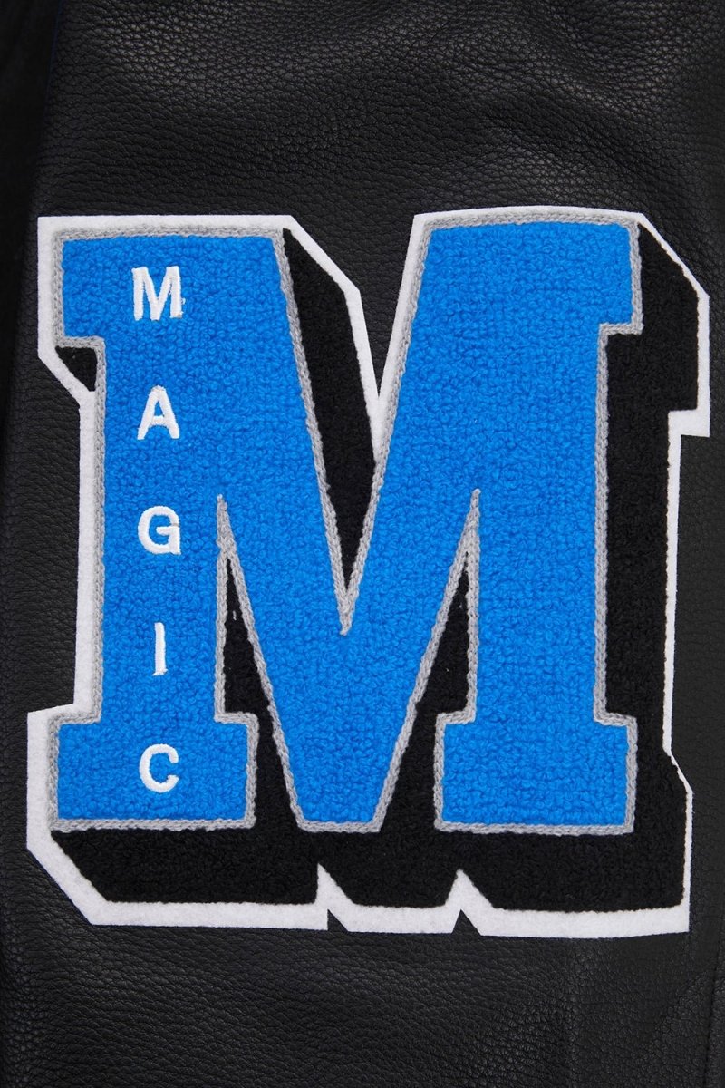 NBA ORLANDO MAGIC MASHUP RIB WOOL VARSITY JACKET - Vox Leather