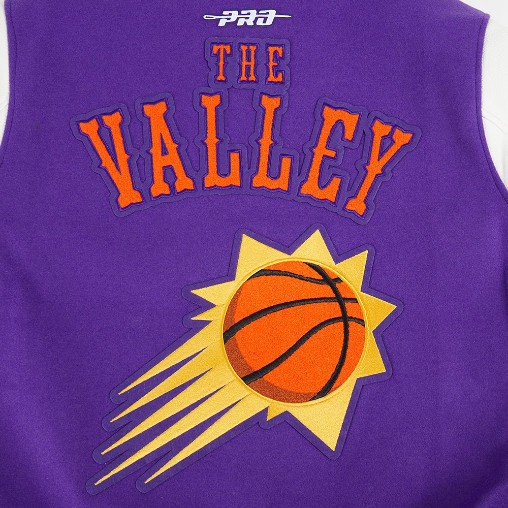 NBA PHOENIX SUNS CITY WOOL VARSITY JACKET - Rare Leather