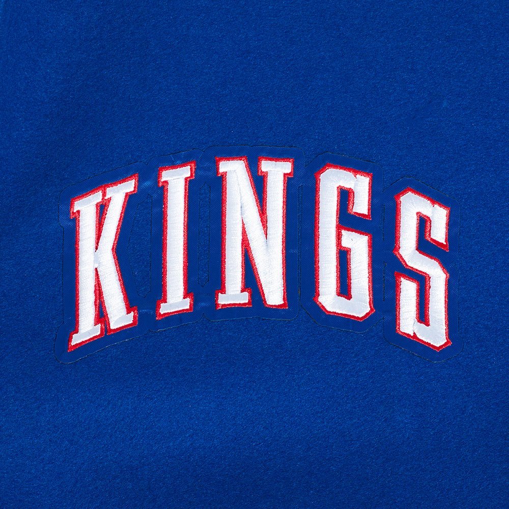 NBA SACRAMENTO KINGS CITY WOOL VARSITY JACKE - Vox Leather