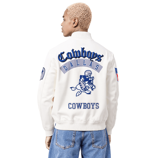 NFL Dallas Cowboys Best Of Men’s Leather Varsity Jacket - Vox Leather