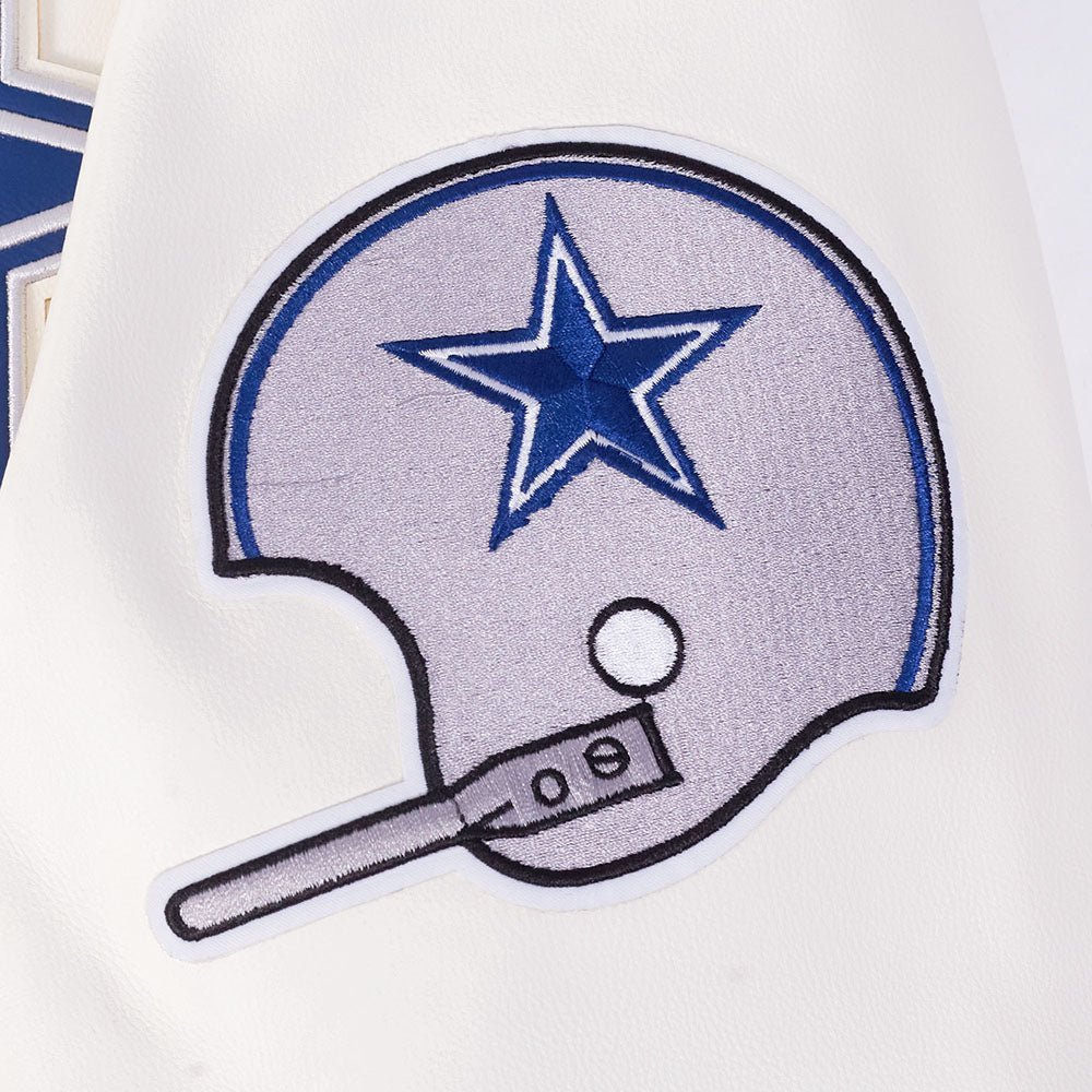 NFL Dallas Cowboys Best Of Men’s Leather Varsity Jacket - Vox Leather