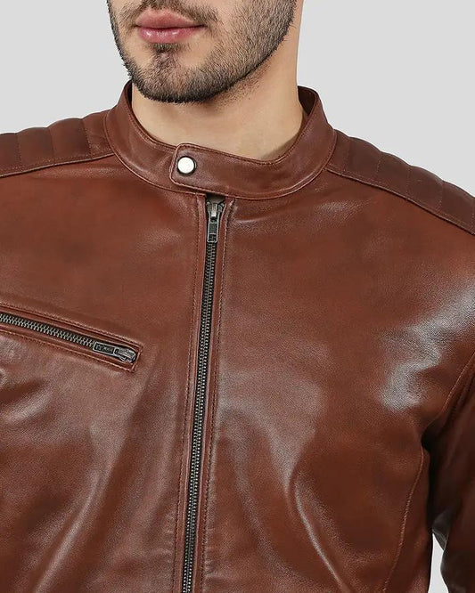 Ollie Brown Racer Leather Jacket - Rare Leather